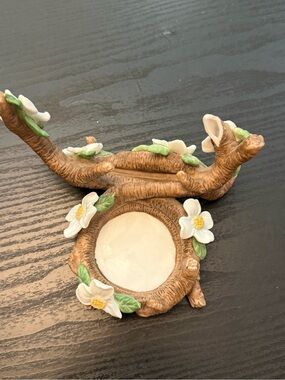 PartyLite Bird Watcher's Collection Floral Branch Tea Light Candle Holder